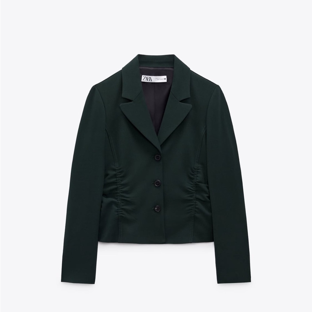 Zara Tailored Wool Blend Blazer